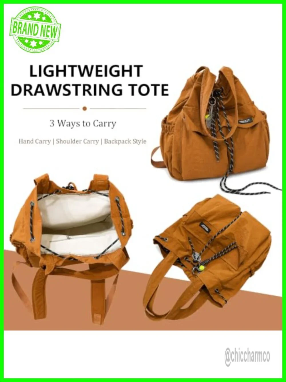 Nylon Slouchy Hobo Tote Bag Convertible Shoulder Backpack